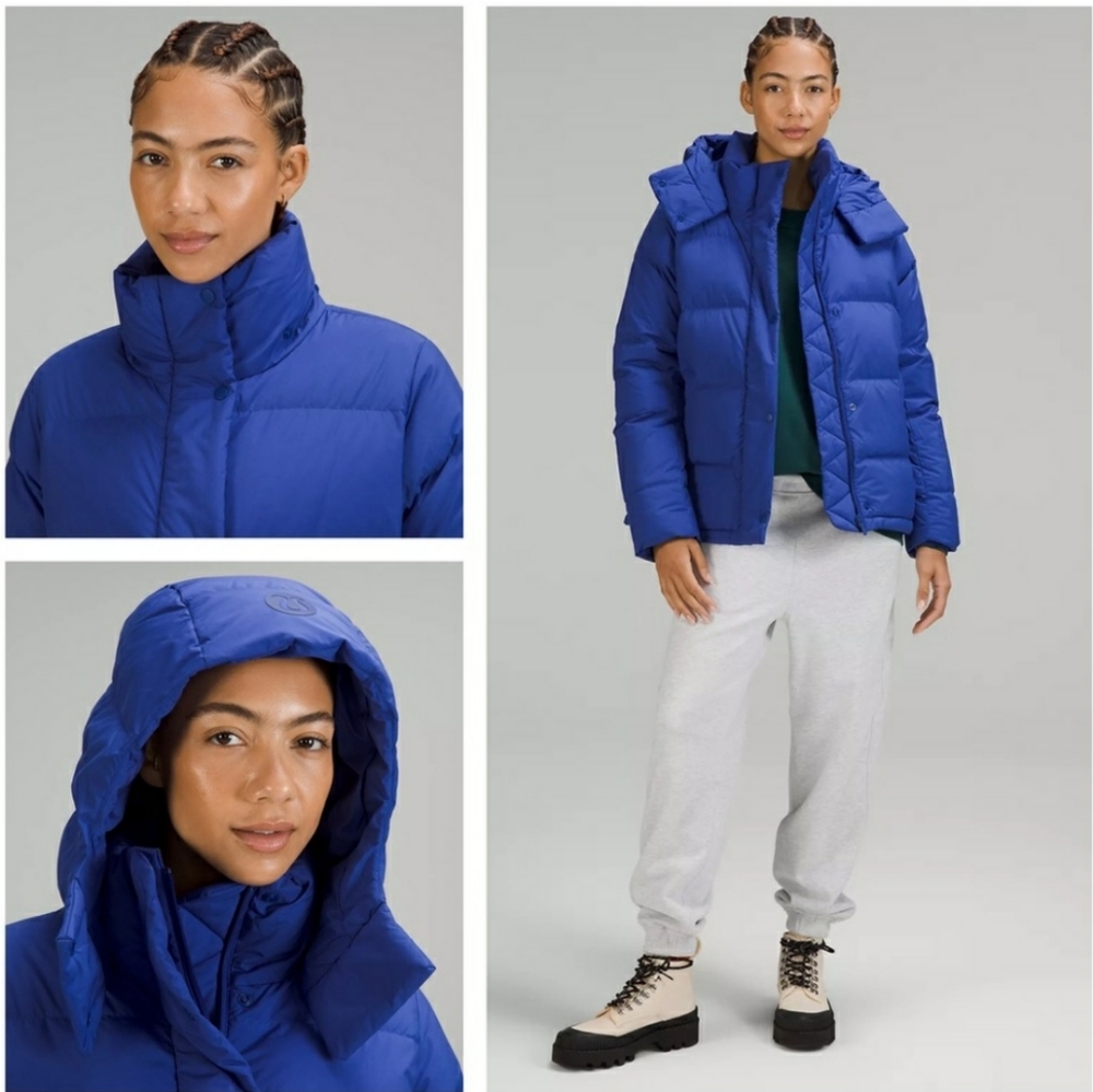 Lululemon Wunder Puff Jacket Psychic Blue 4 nwt - Picture 3 of 11